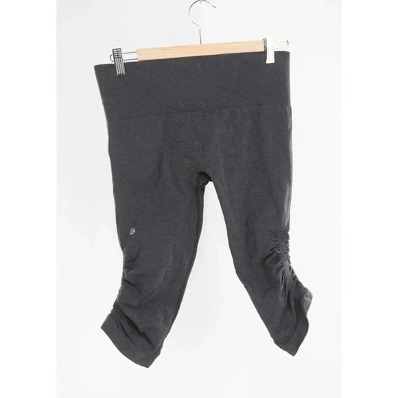 Lululemon Ebb  To Street Crop 21" Titanium | 8 - Picture 6 of 8